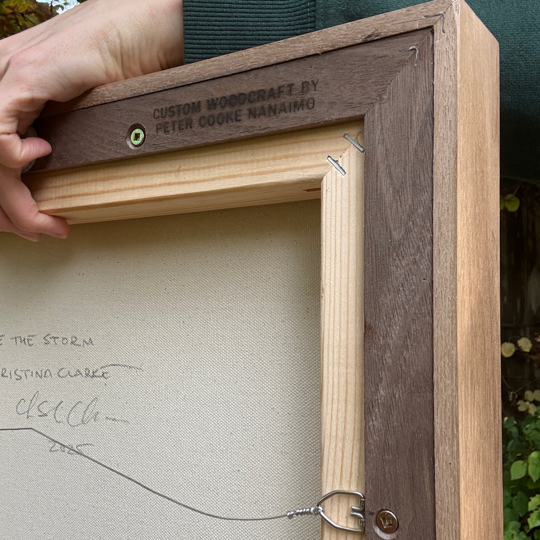 Before the Storm | 20 in x 16 in | Walnut