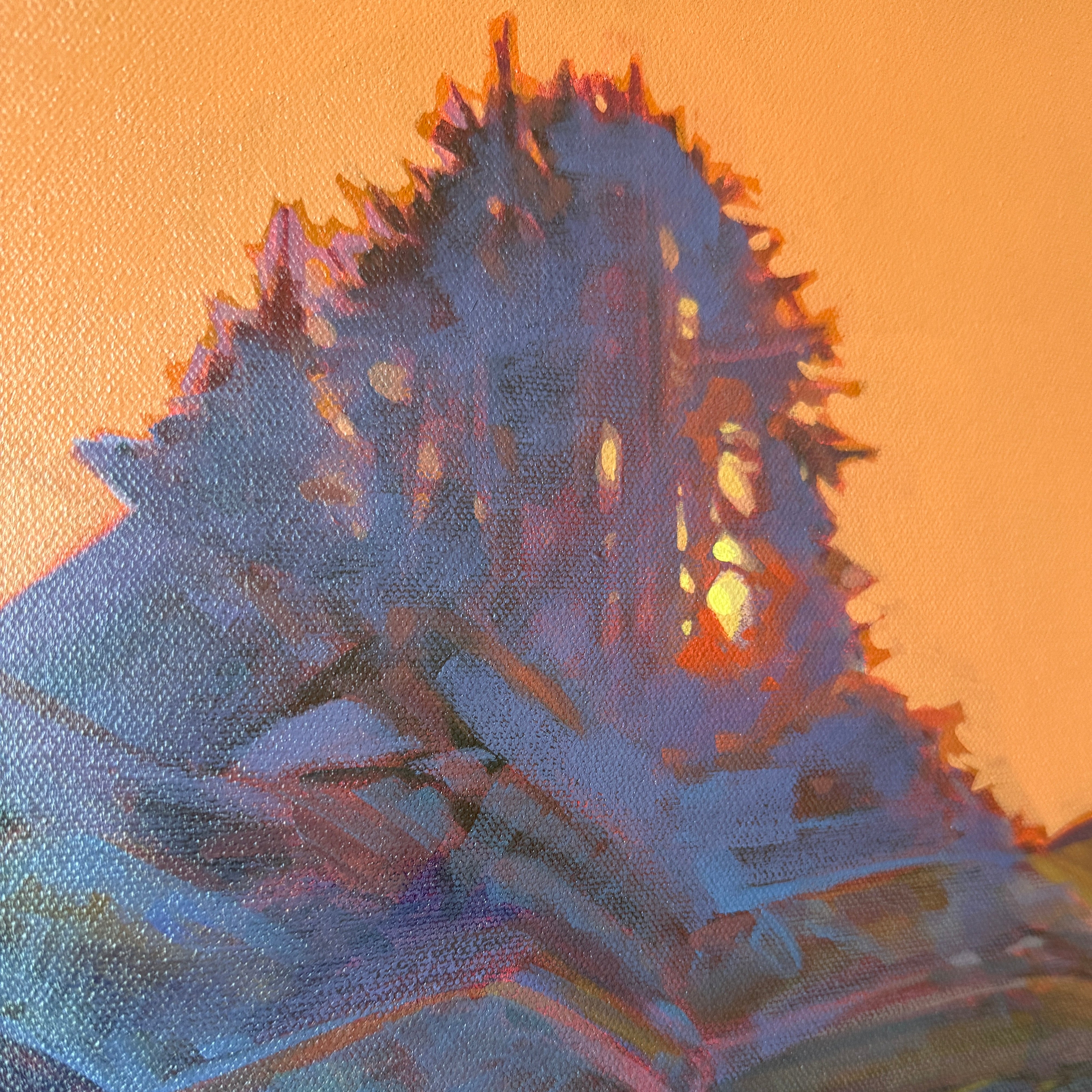 Cox Bay Evening Light | 24 in x 18 in | Walnut