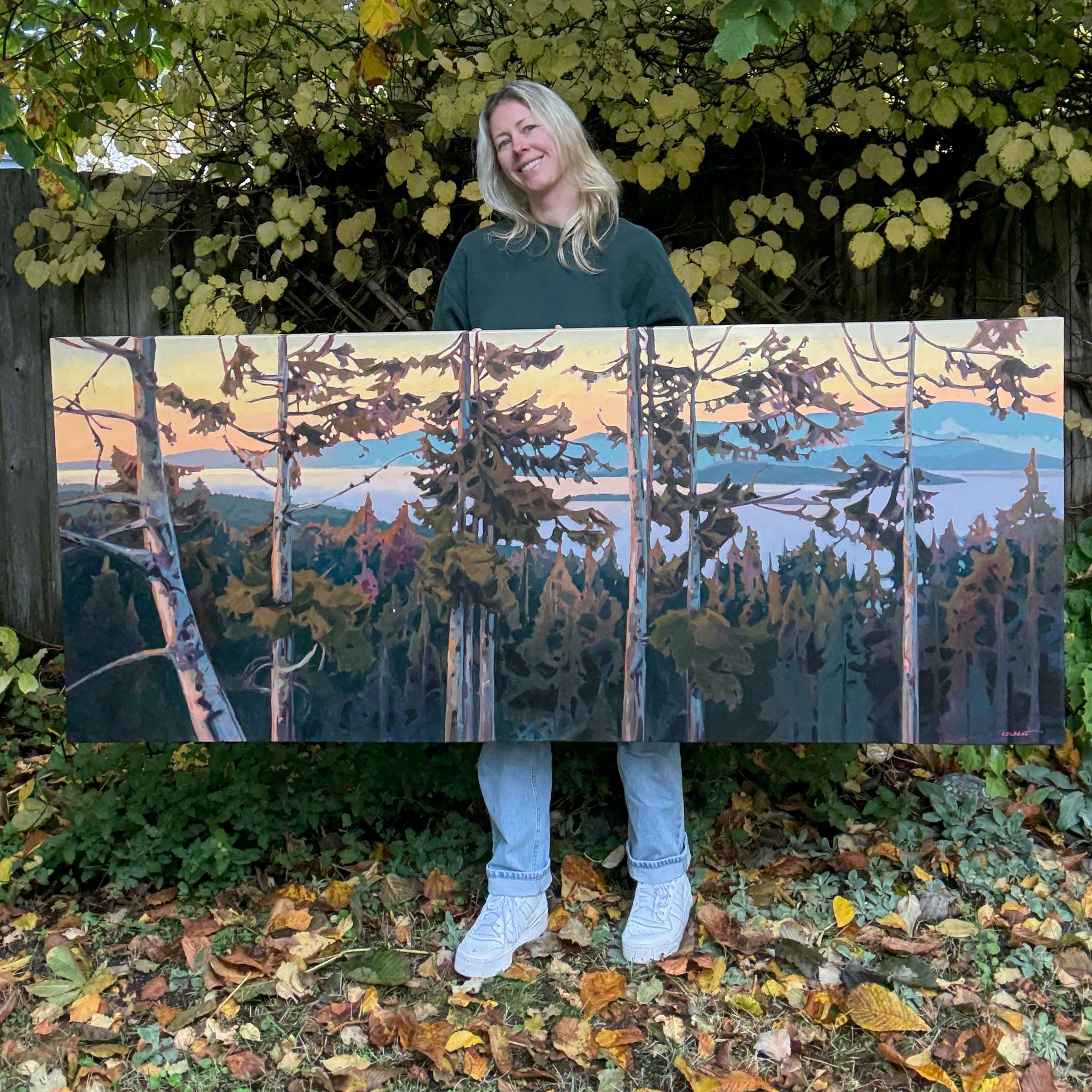 Light Between Seasons | 30 in x 72 in | unframed