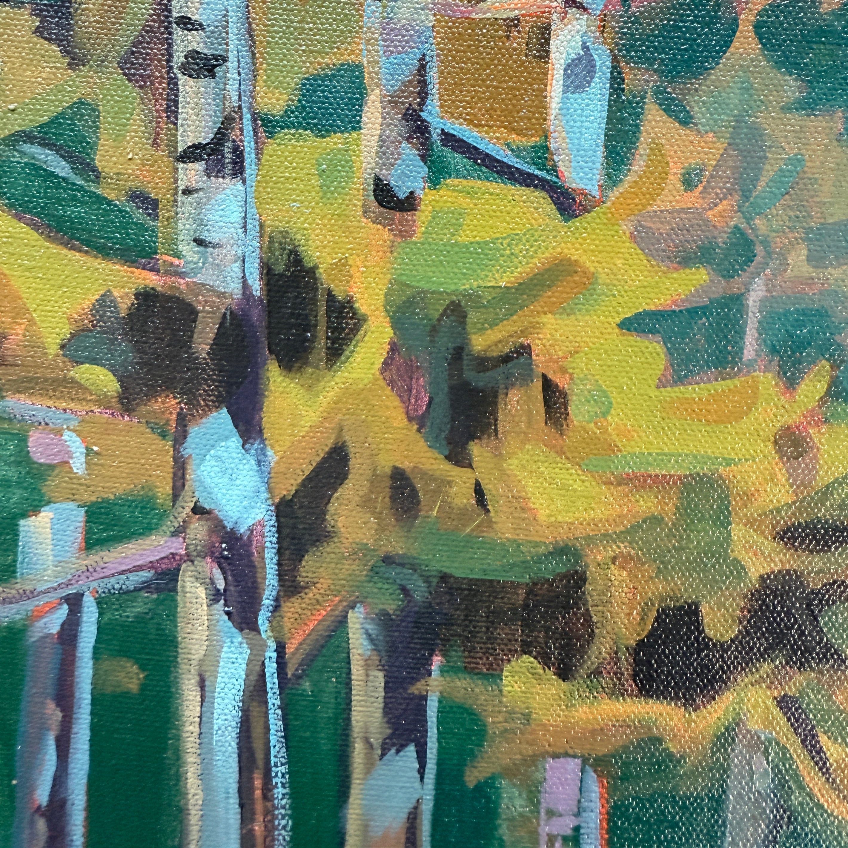 Through the Trees | 16 in x 20 in | Walnut