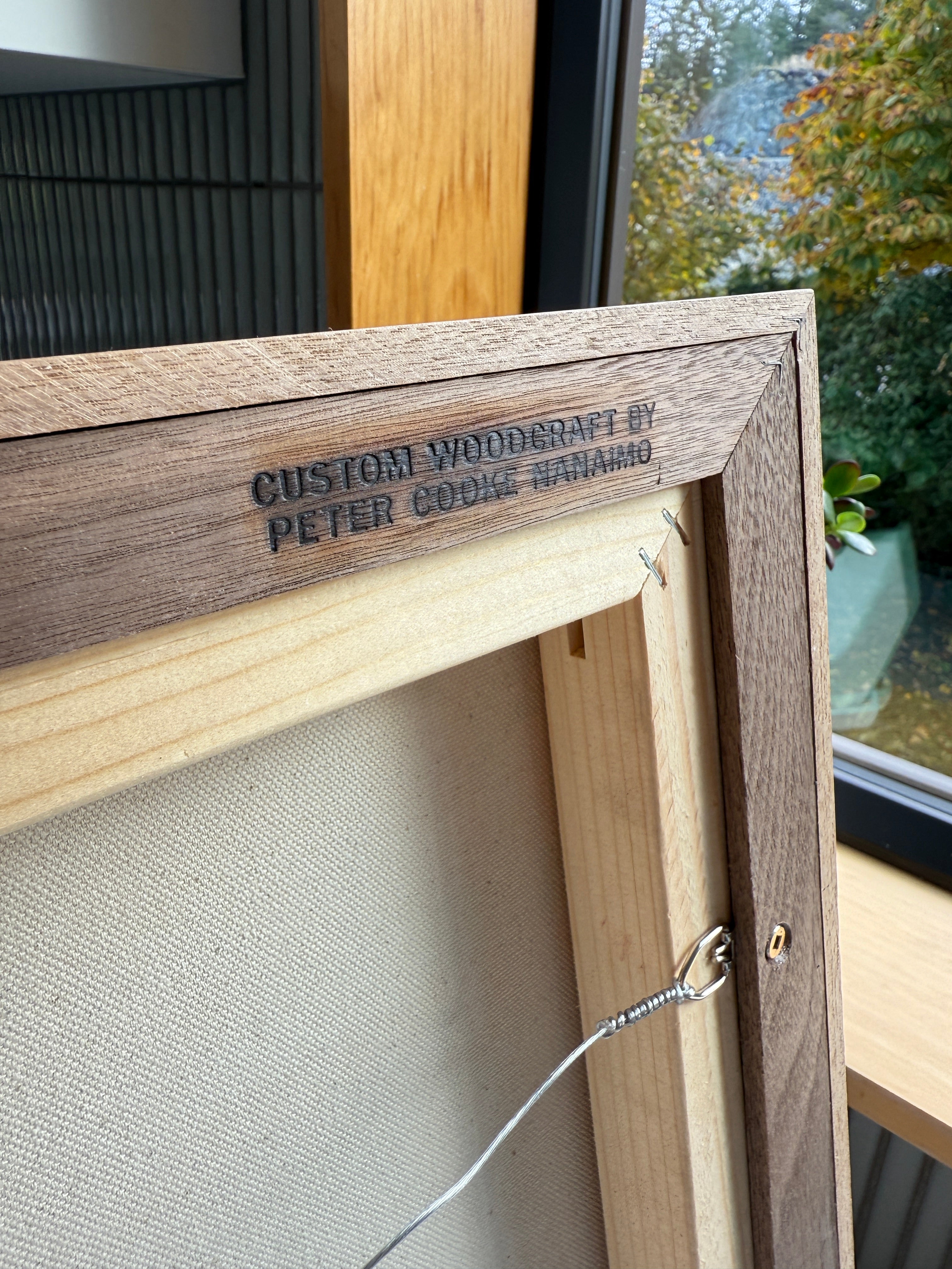 Tide's Edge | 24 in x 20 in | Walnut