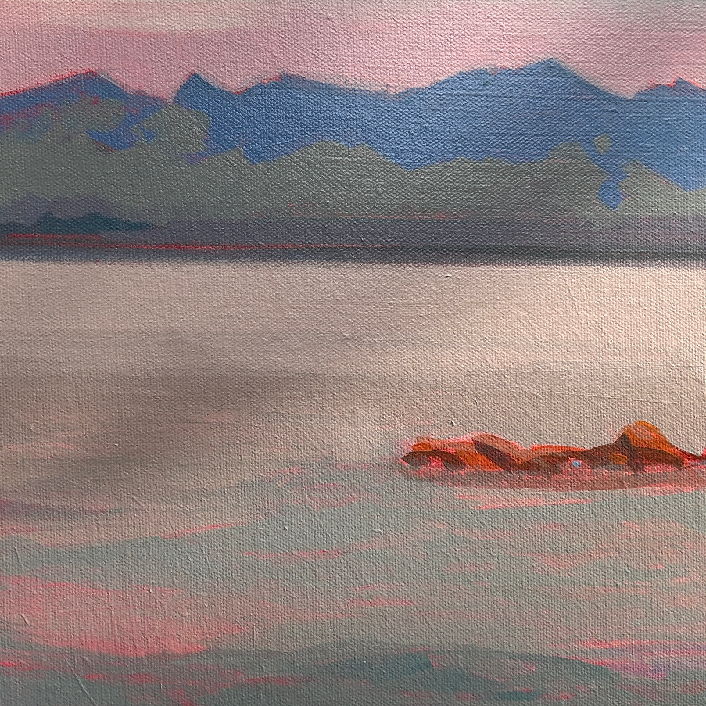 Tide's Edge | 24 in x 20 in | Walnut