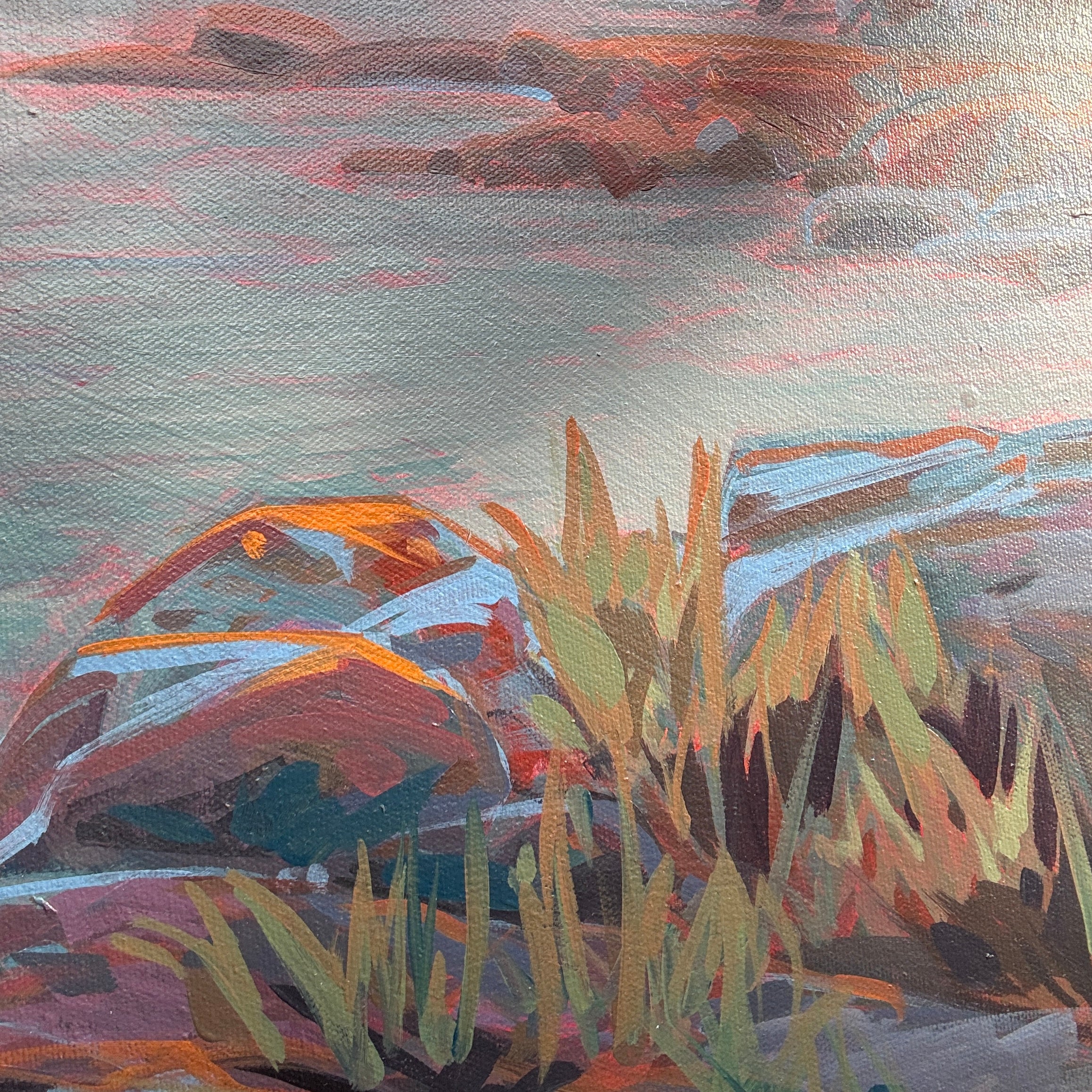 Tide's Edge | 24 in x 20 in | Walnut