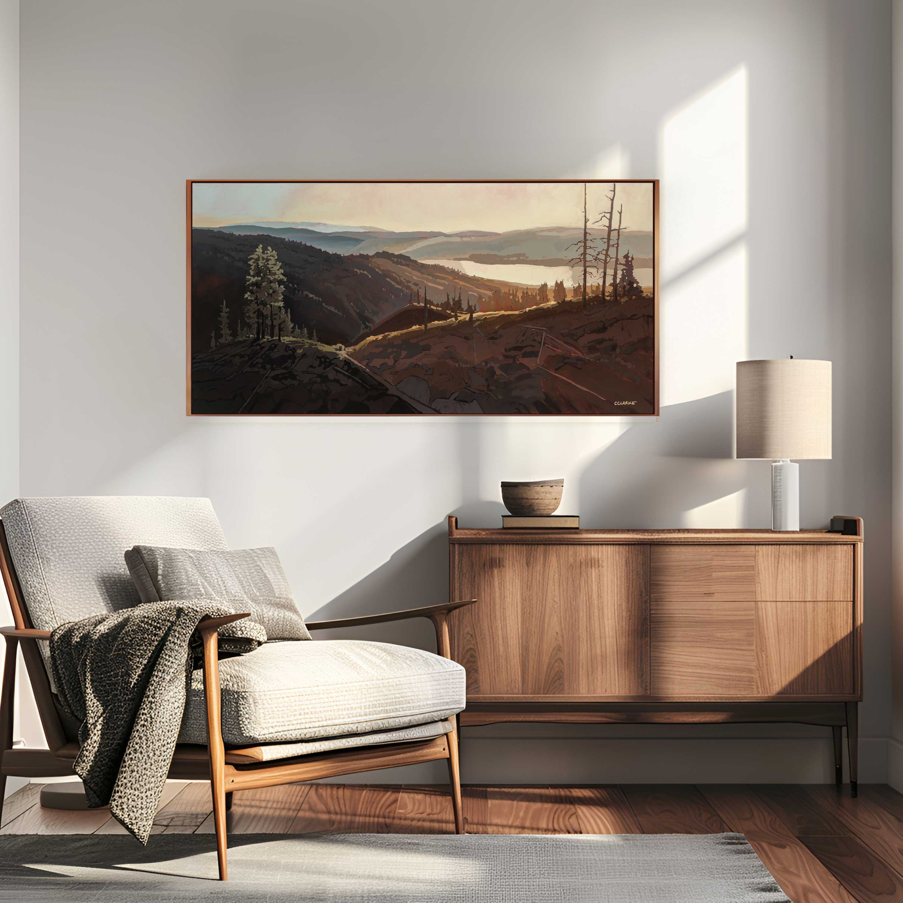 Golden Ridges Above Lake Okanagan