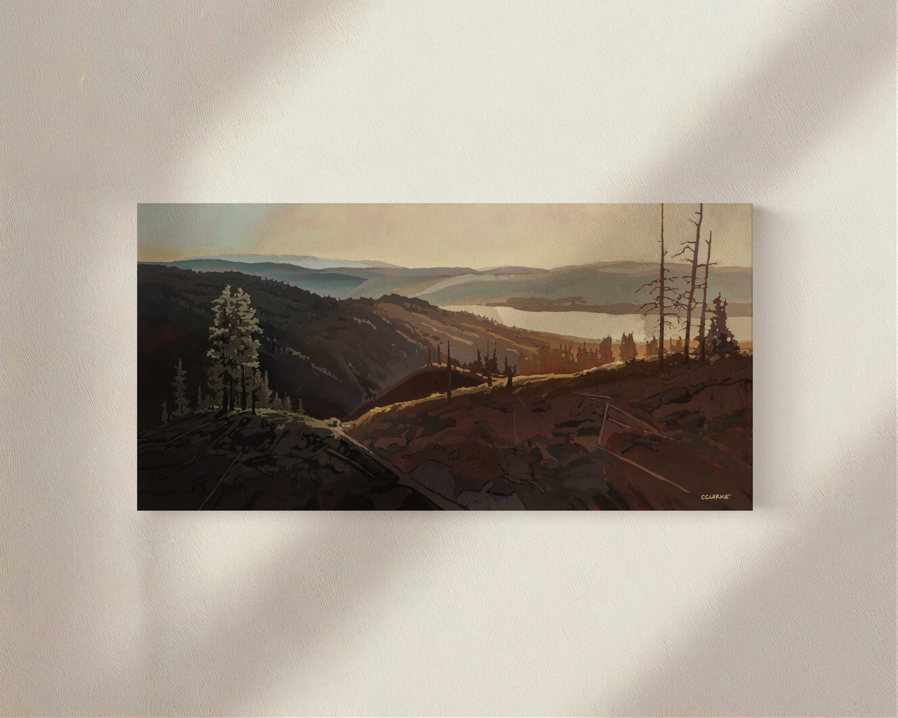 Golden Ridges Above Lake Okanagan