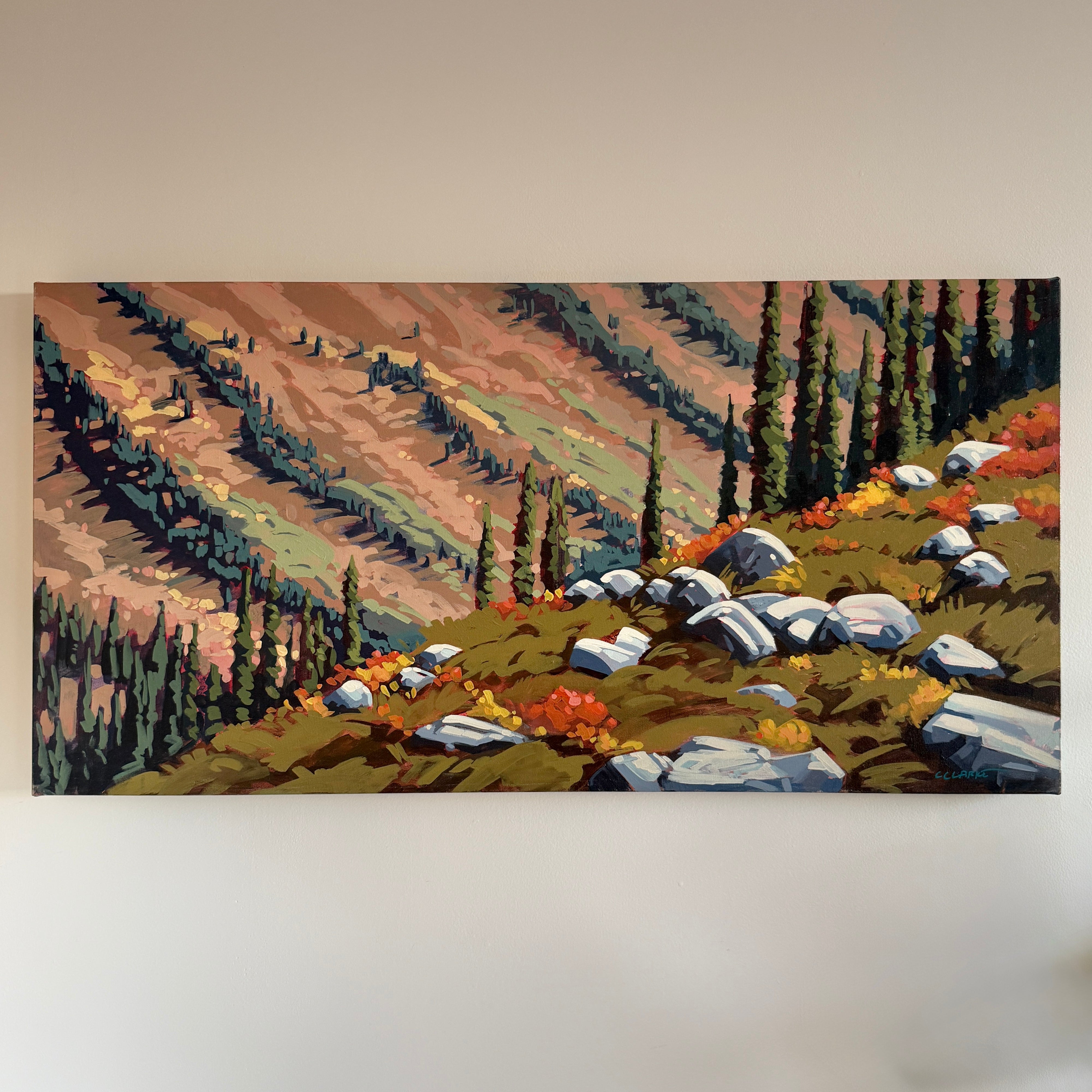 Fall Lines | 18 x 36