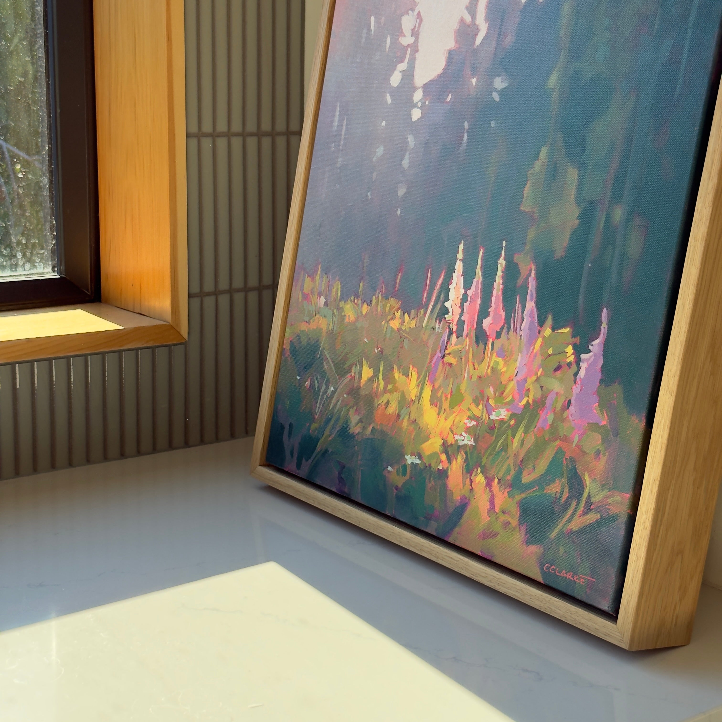 Summer Sessions | 20 in x 16 in | White oak