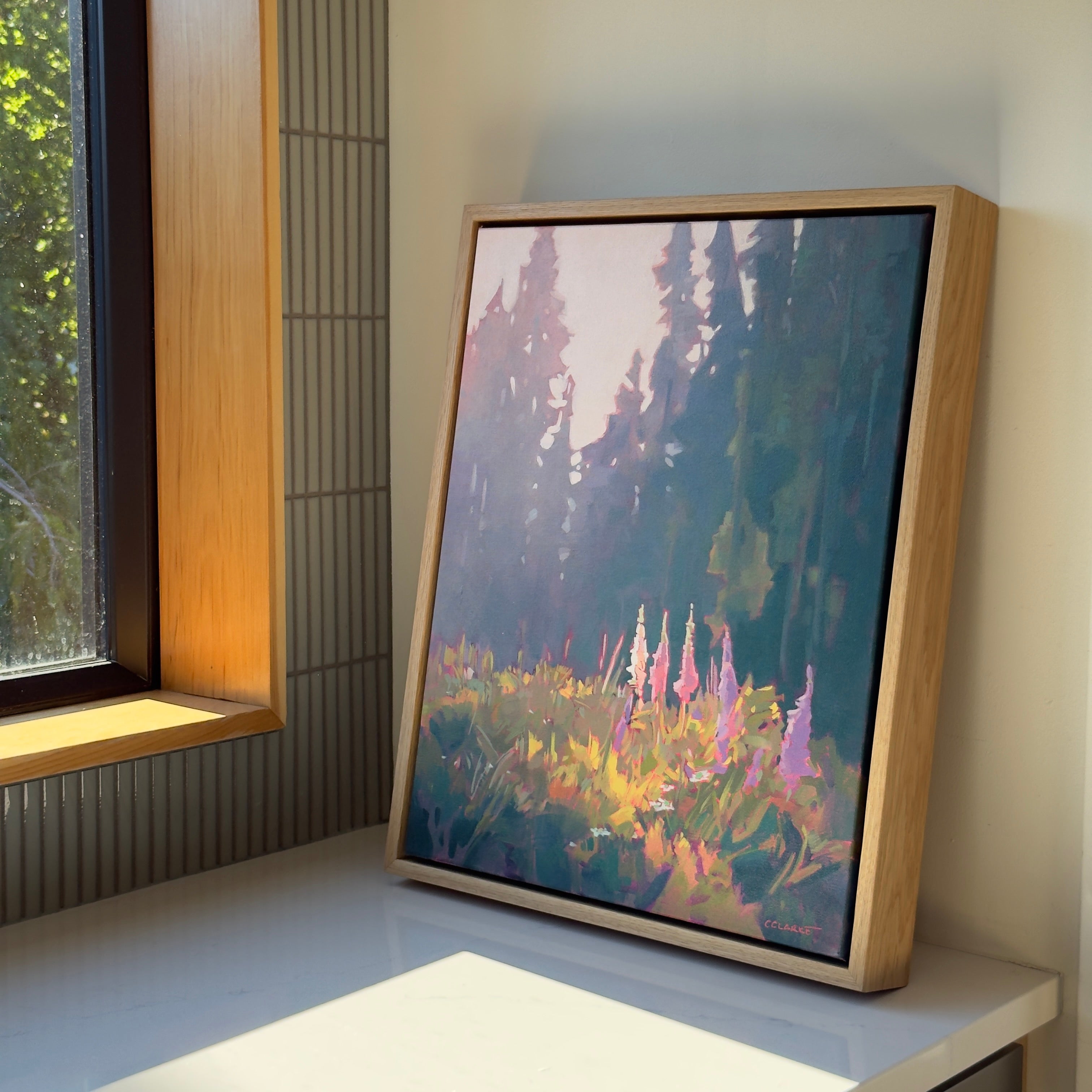 Summer Sessions | 20 in x 16 in | White oak