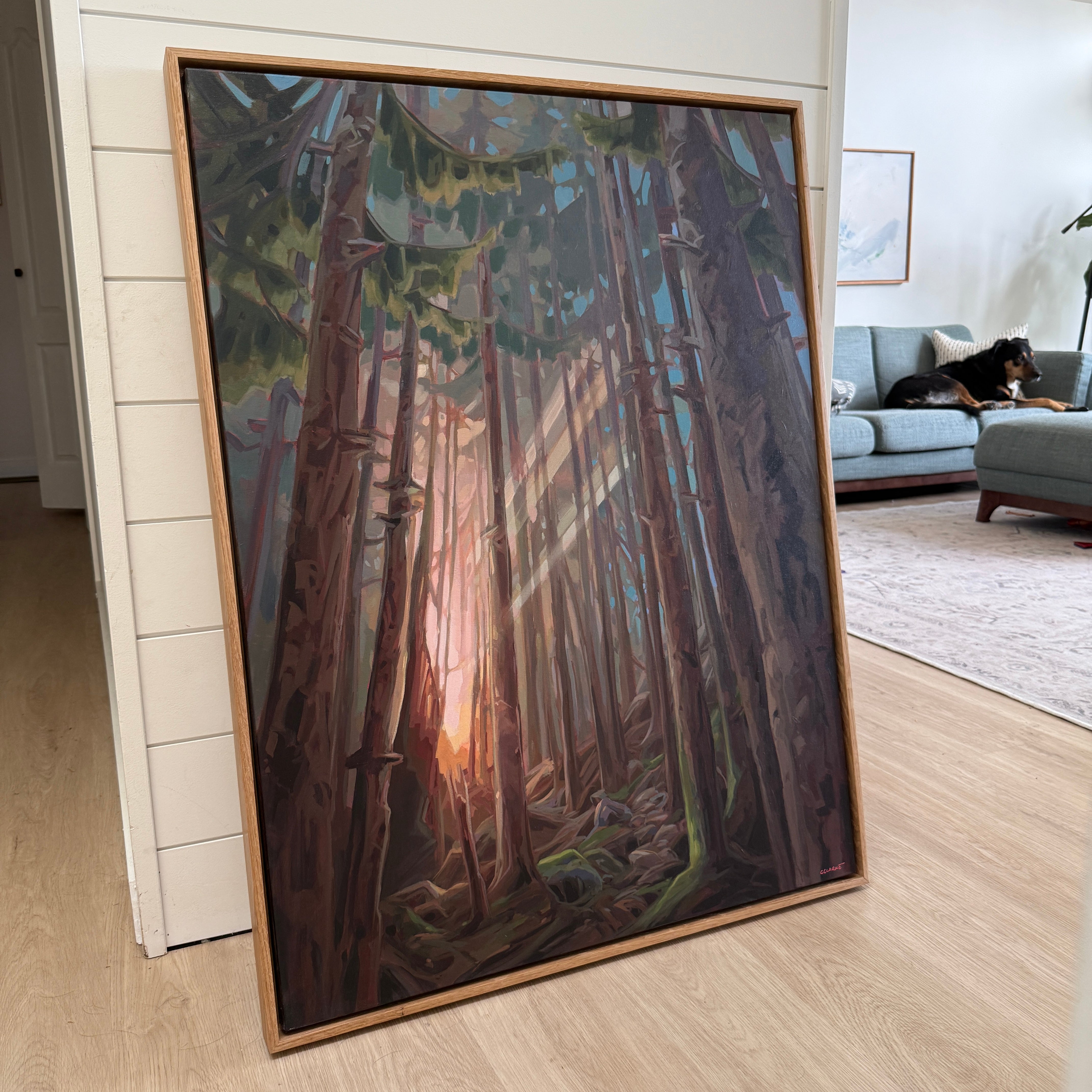 Life of Riley | 40 in x 30 in | White Oak