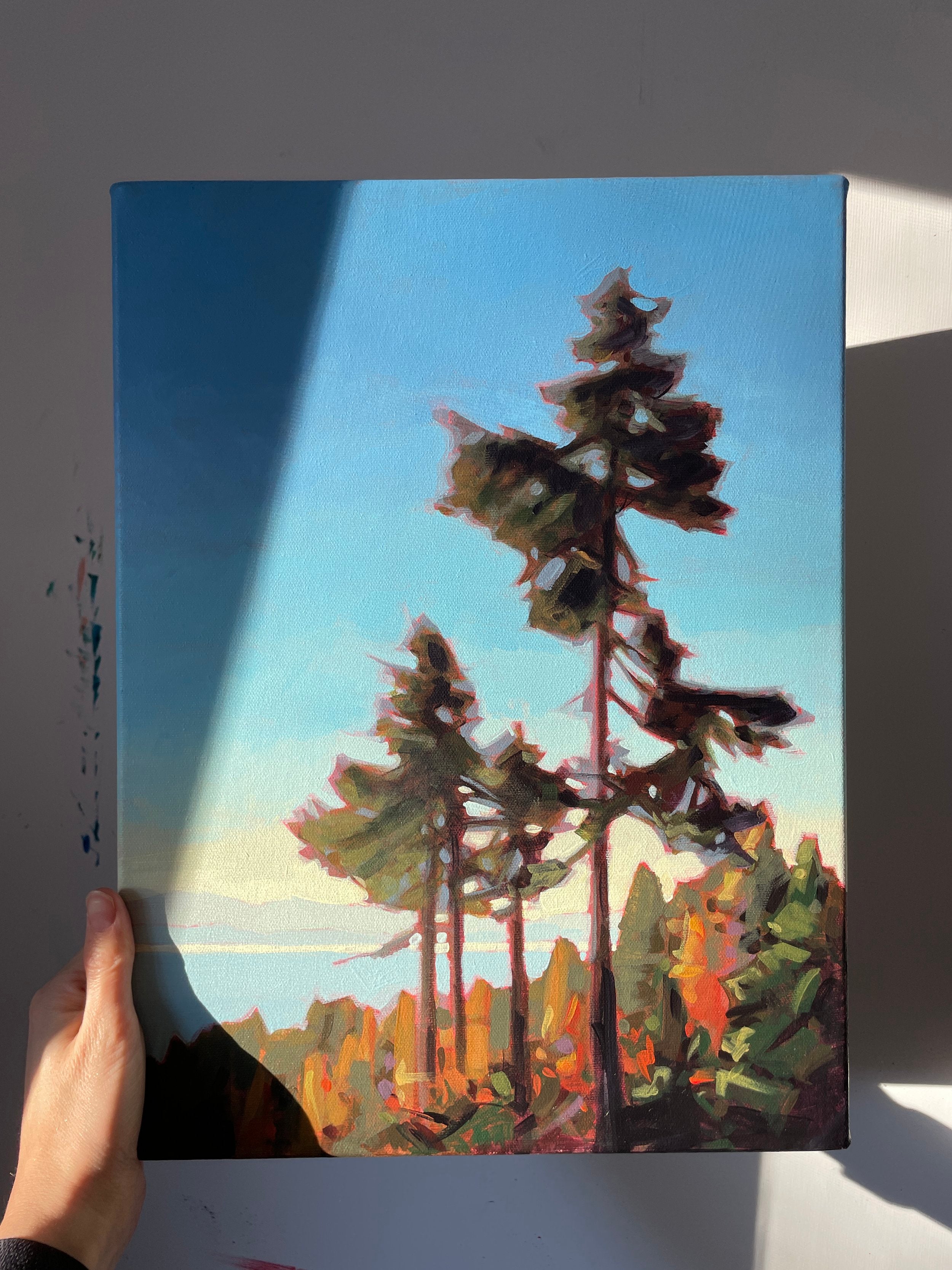 Across the Straight | 16 in x 12 in