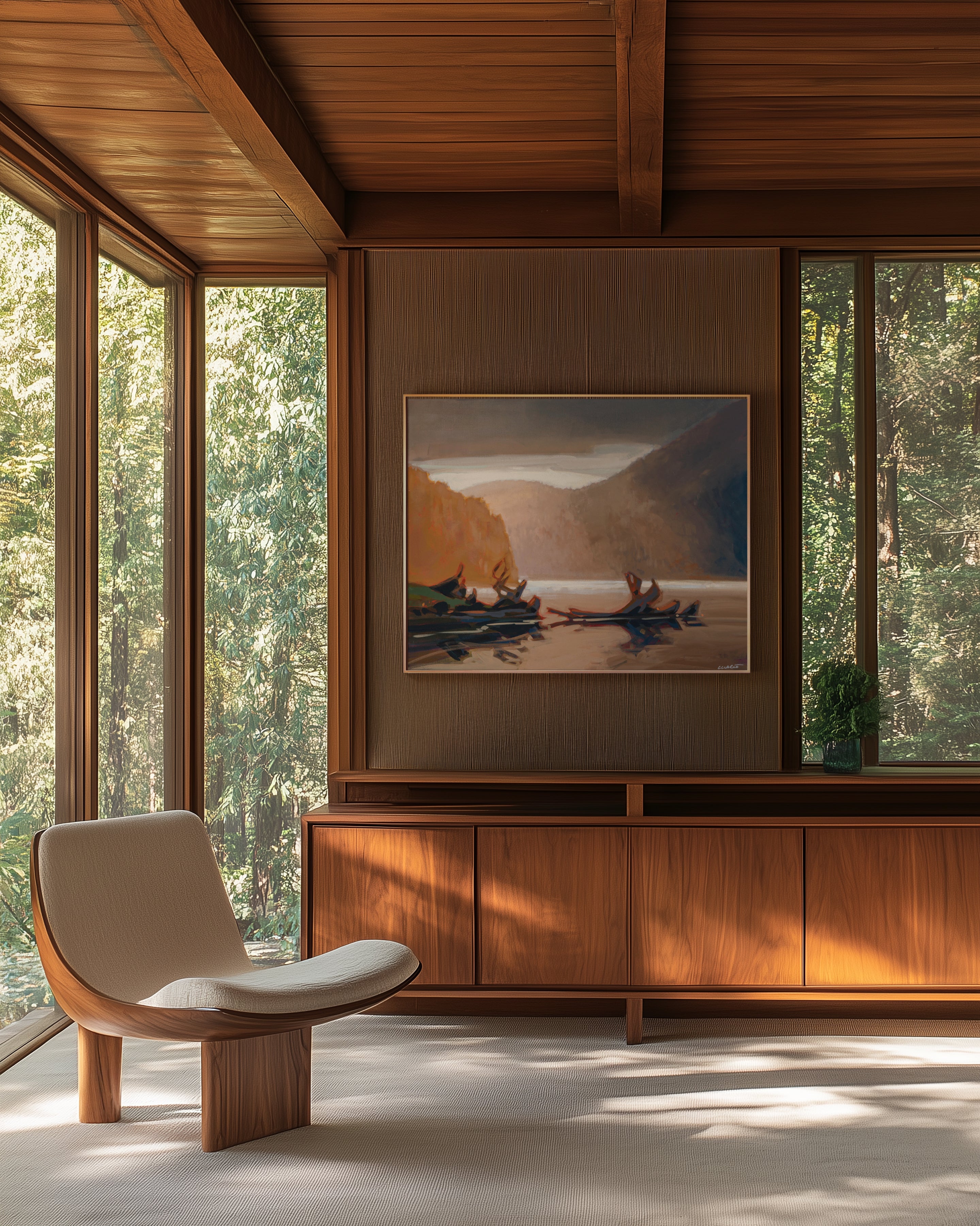 Mountain Lake Reflection