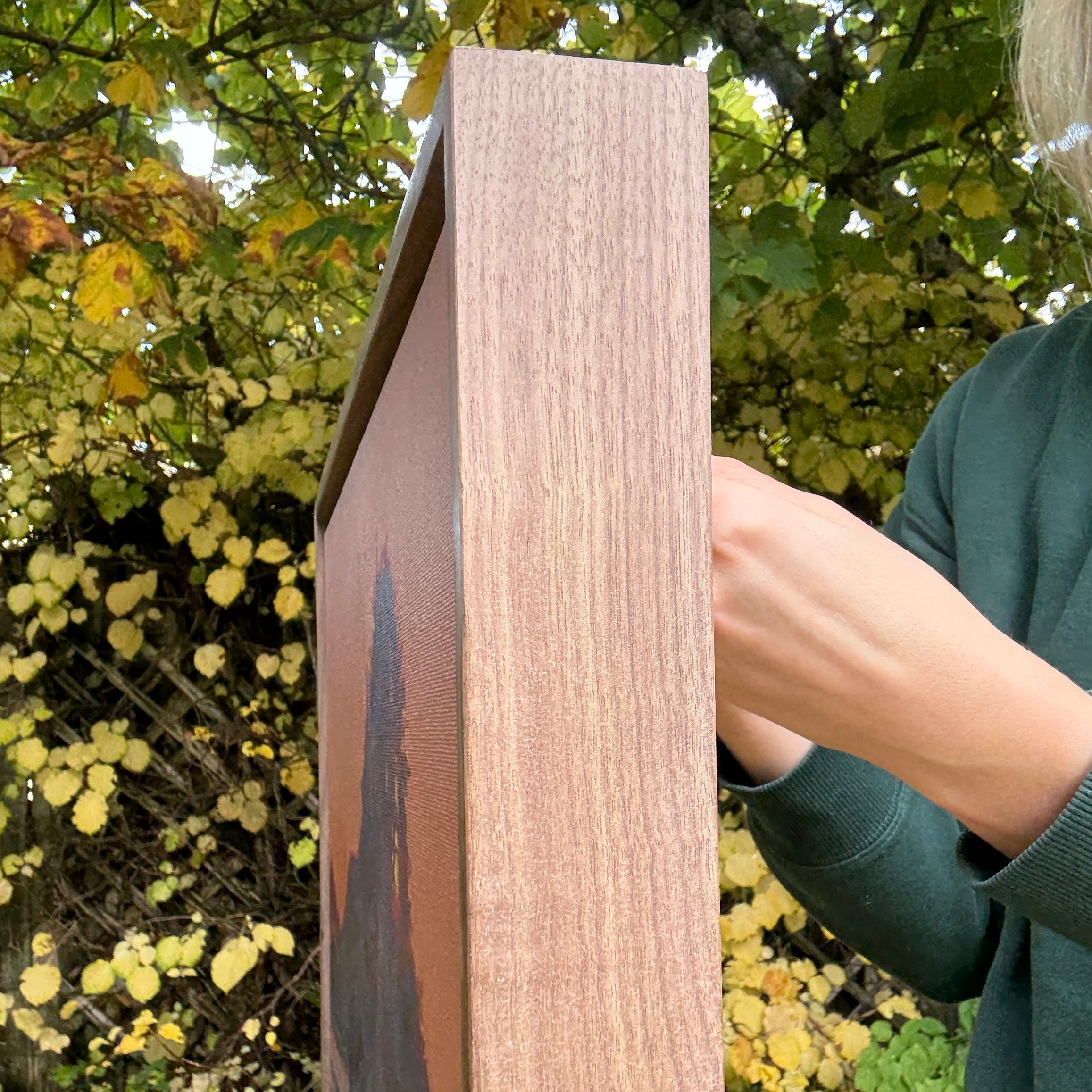 Cox Bay Evening Light | 24 in x 18 in | Walnut