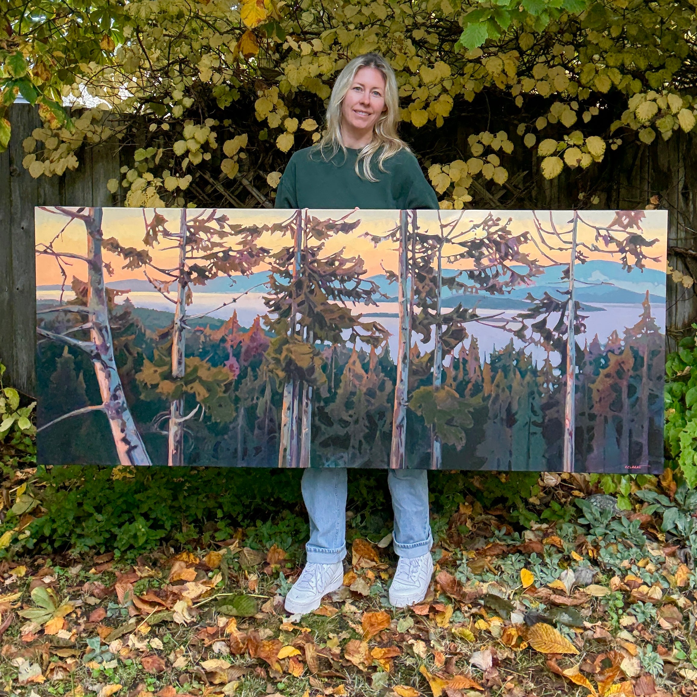 Light Between Seasons | 30 in x 72 in | unframed