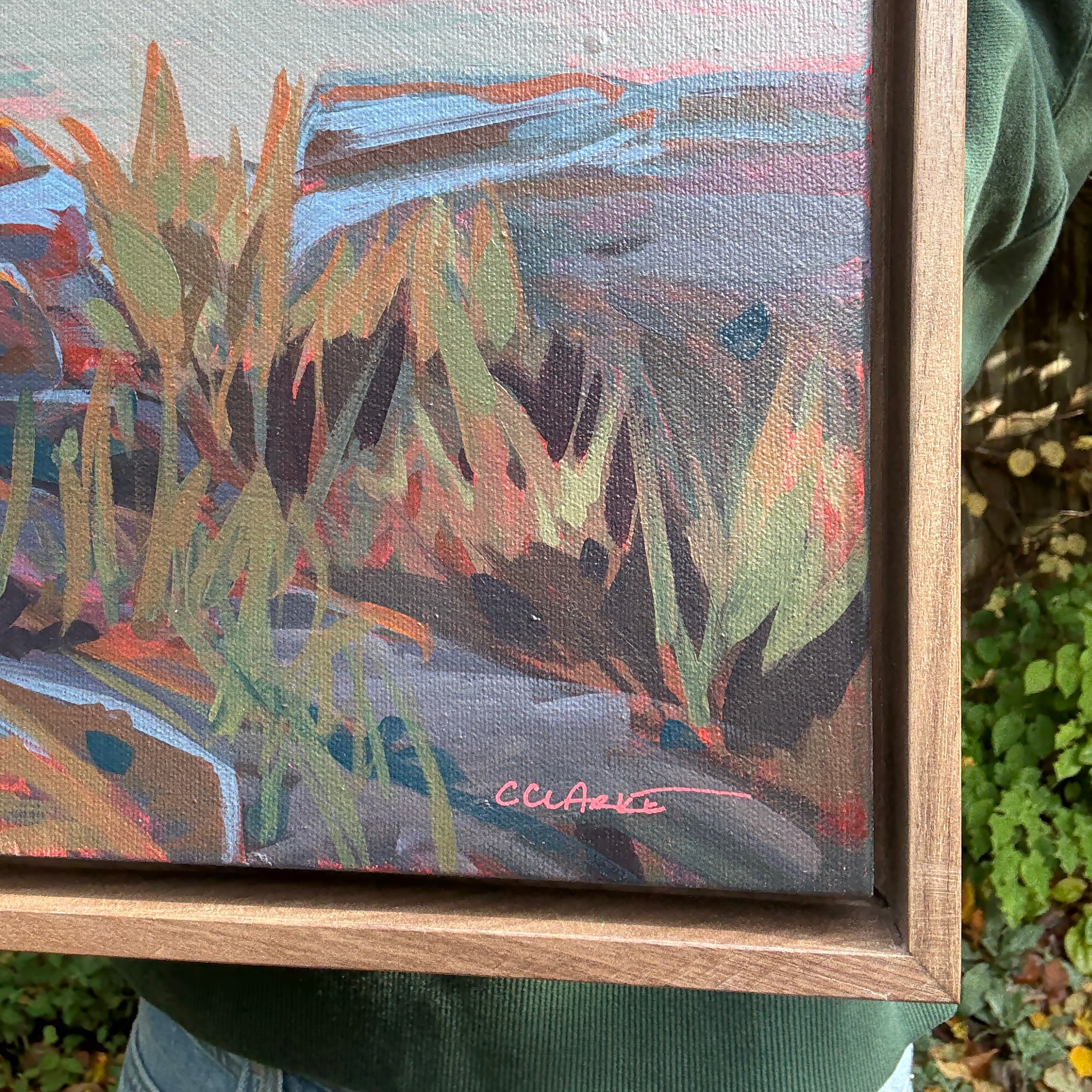 Tide's Edge | 24 in x 20 in | Walnut