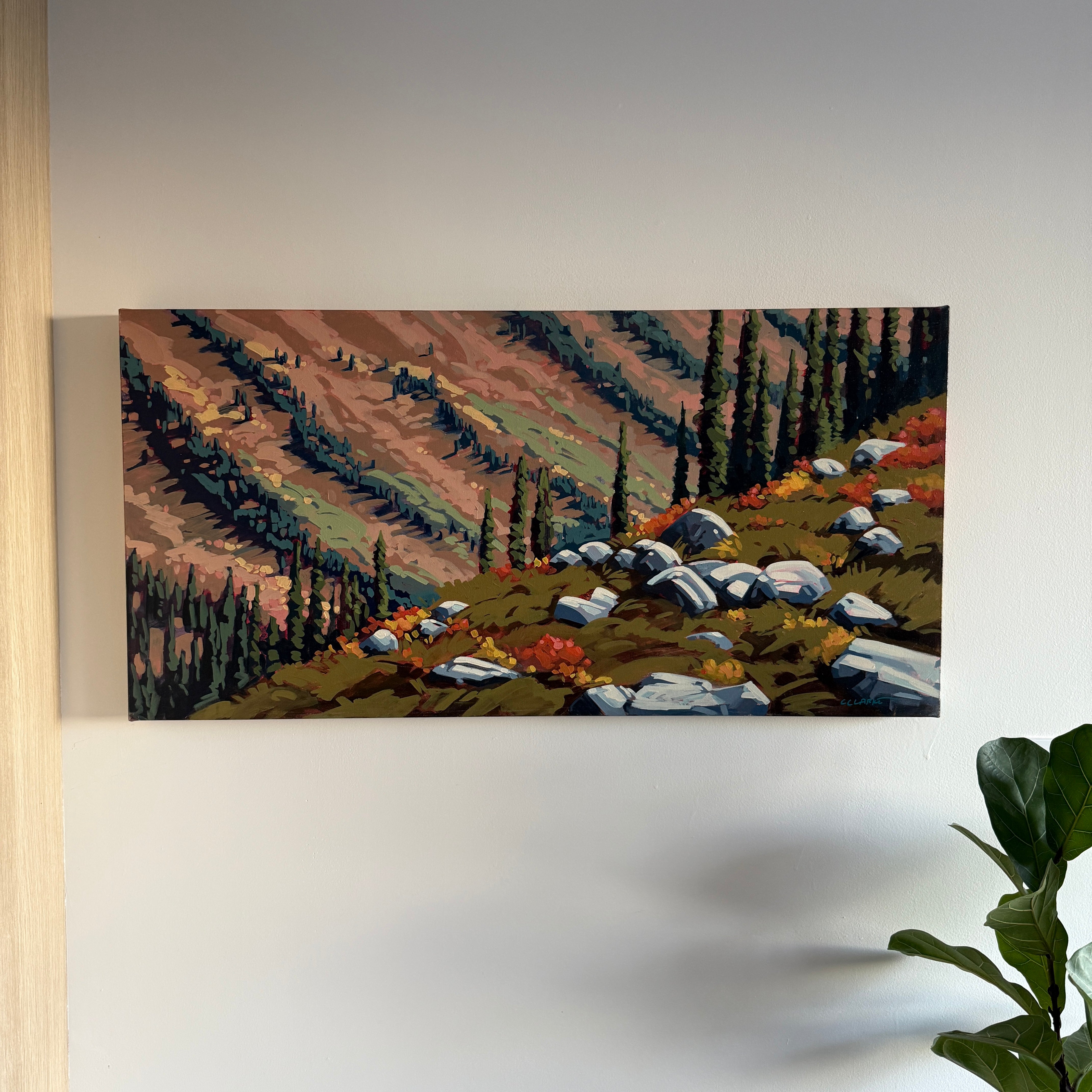 Fall Lines | 18 x 36