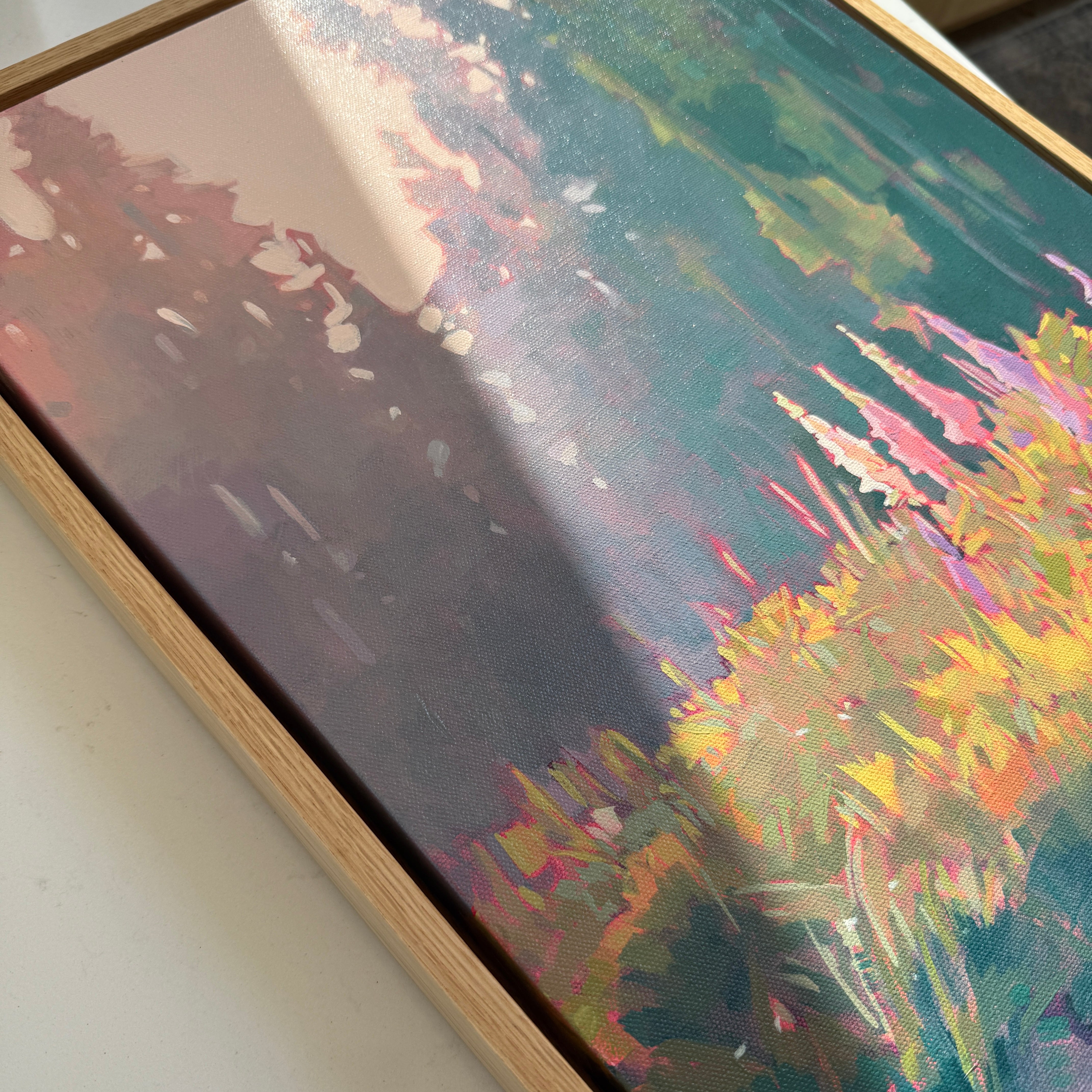 Summer Sessions | 20 in x 16 in | White oak