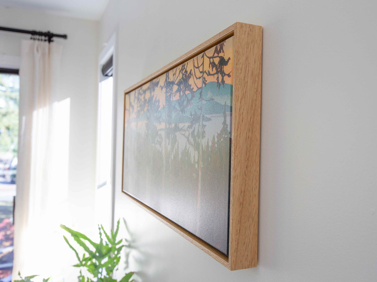 Natural Wood Frame + Light Between Seasons Fine Art Print