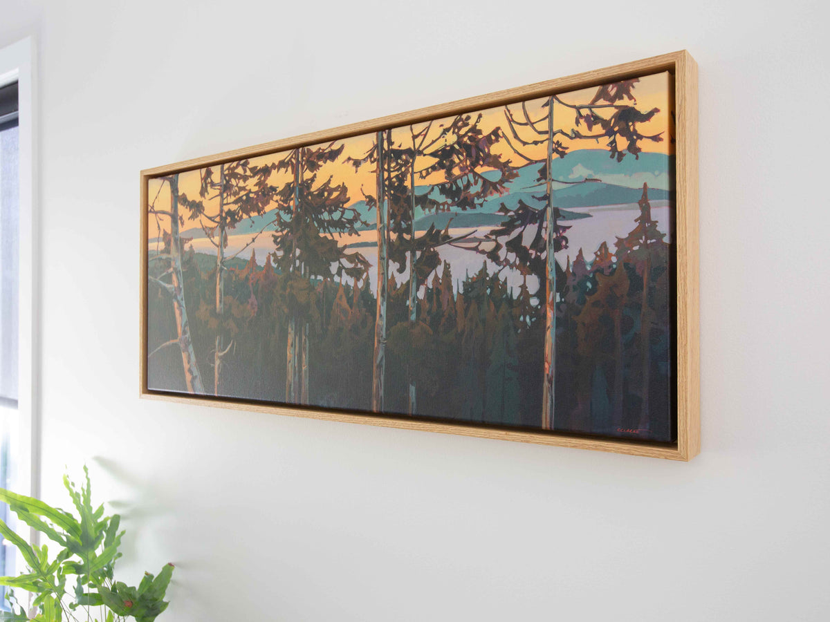 Natural Wood Frame + Light Between Seasons Fine Art Print
