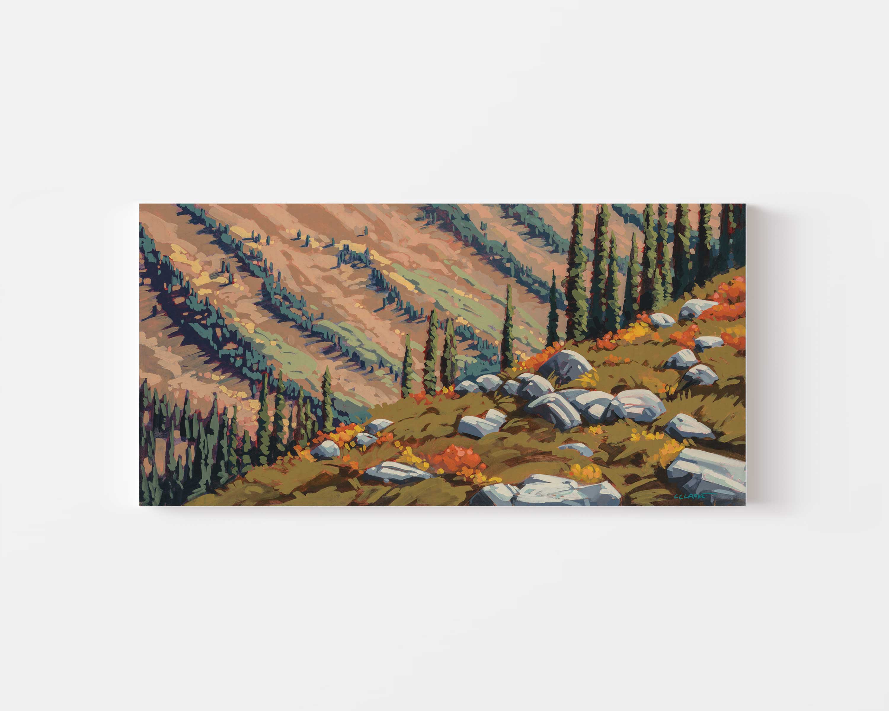 Fall Lines | 18 x 36